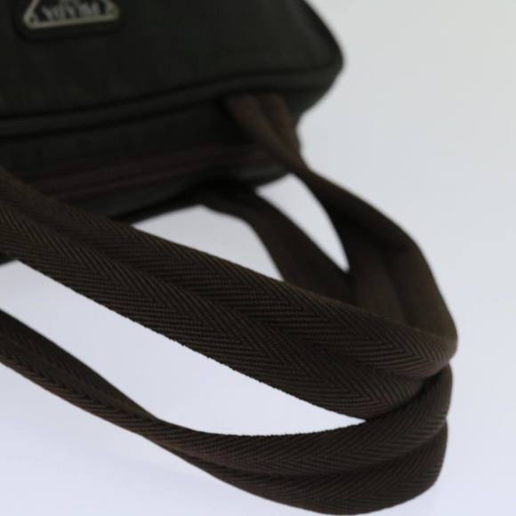 PRADA Hand Bag Nylon Brown Auth yk11116 - Picture 7 of 16